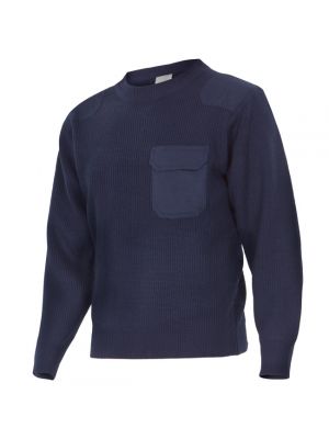 Termiczna odzież robocza velilla sweter z akrylowej dzianiny z widokiem logo 1