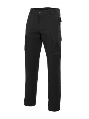 Spodnie robocze Velilla z wieloma kieszeniami i bawełnianymi kieszeniami mieszkowymi z widocznym nadrukiem 1