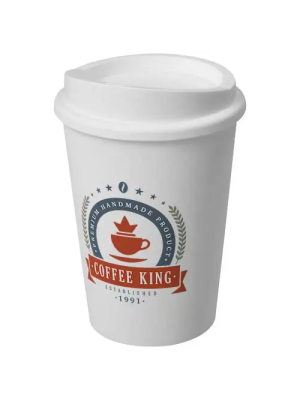 Vaso de 300 ml con tapa 