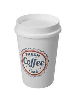 Vaso de 300 ml con tapa de 360° 