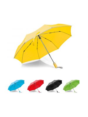 uma klasyczny poliestrowy parasol z widokiem logo 3