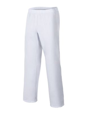 Białe piżamy Velilla z elastycznym bawełnianym paskiem, aby dostosować widok 1
