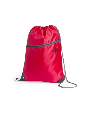 Personalizowany plecak ze sznurkiem poliestrowym z widocznym nadrukiem 1