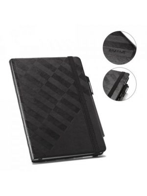 Notatniki z elastyczną gumką branve geometric notebook leatherette obraz 6