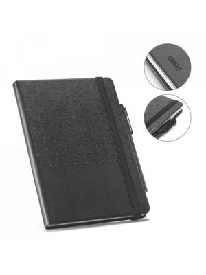 Notatniki z elastyczną gumką branve tiles notebook leatherette z reklamą obraz 7