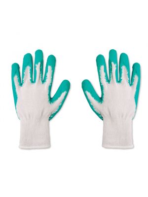 Jardinería jardinero set de 2 guantes de jardín de 100% algodón con impresión vista 1