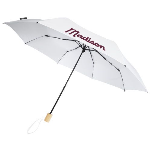 Składany wiatroodporny parasol 51 cm z PET z recyklingu Birgit