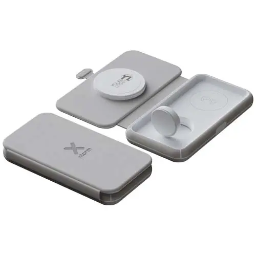 Cargador de viaje inalámbrico 3 en 1 plegable de 15 W 