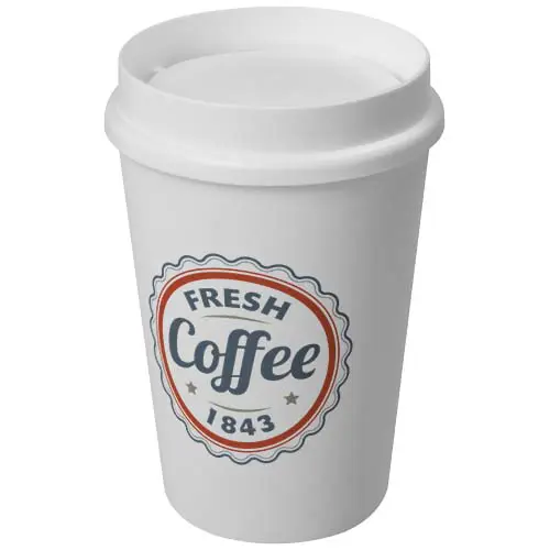 Vaso de 300 ml con tapa de 360° 