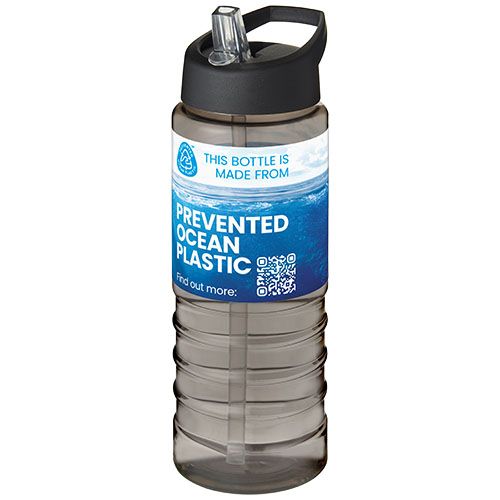 Bidón deportivo con tapa con boquilla de 750 ml H2O Active® Eco Treble 