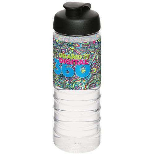 Bidon H2O Treble z otwieranym wieczkiem o pojemności 750 ml