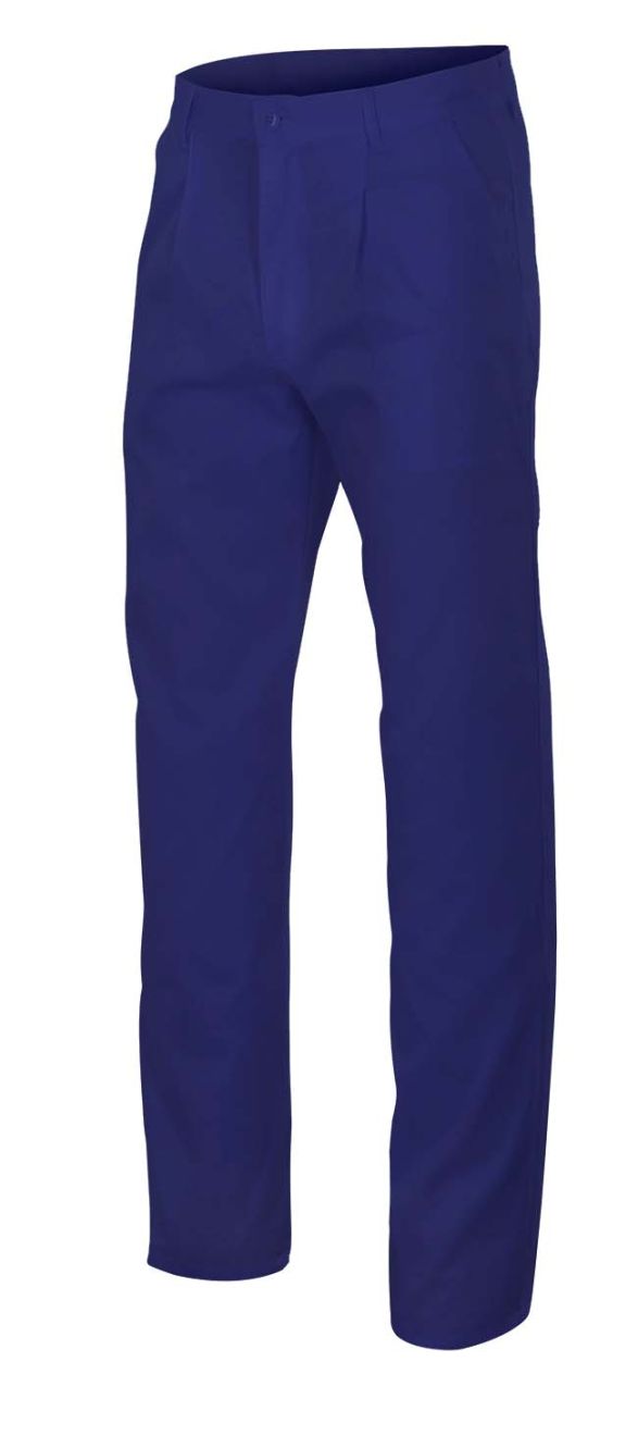 Pantalones de trabajo velilla con 2 bolsillos franceses de algodon para personalizar vista 1