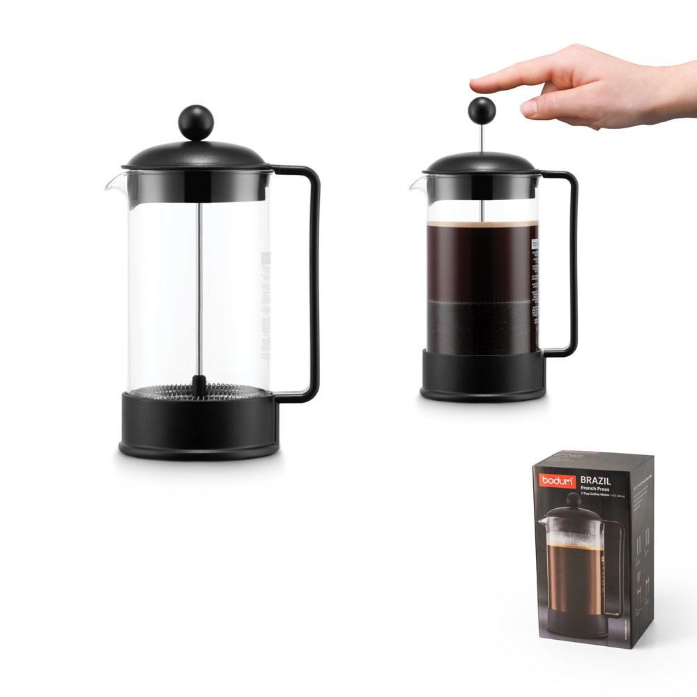 BRAZIL 1L. Cafetera de prensa 1L