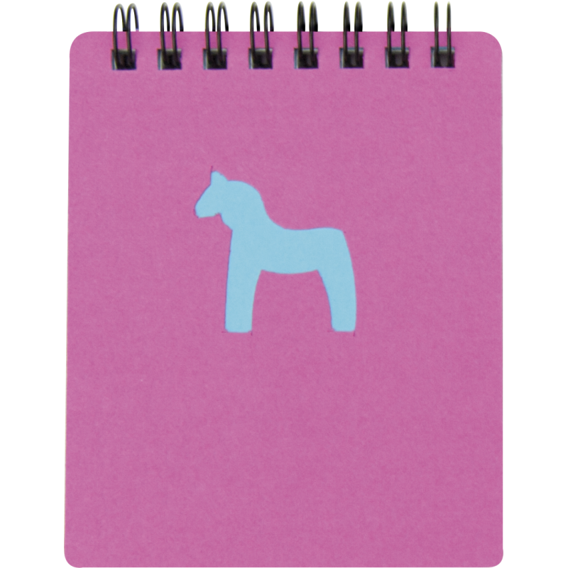 Cuadernos con anillas horse de cartón con impresión vista 1