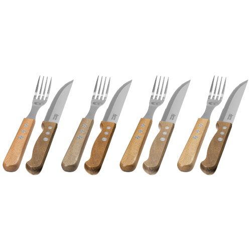 Cubiertos set de cubiertos jumbo de 8 piezas de metal para personalizar vista 1