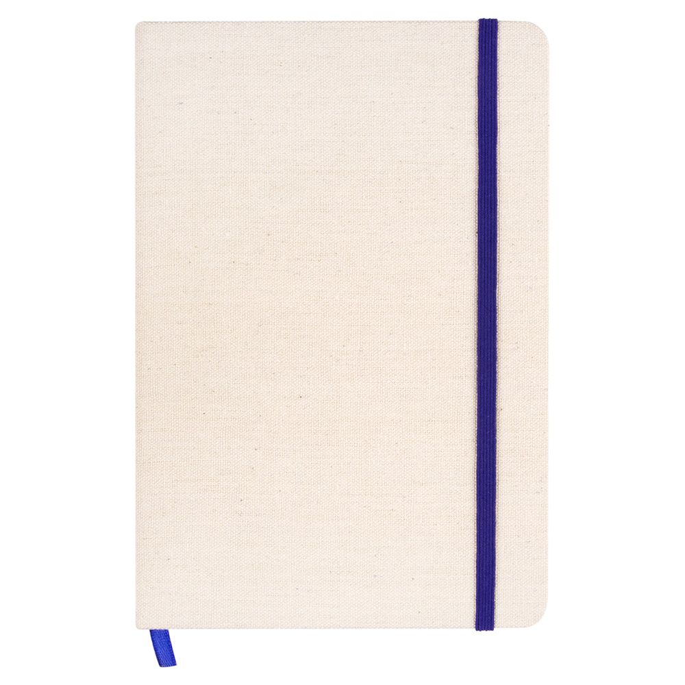 Libretas con banda elastica fabric a5 de poliéster con publicidad vista 1
