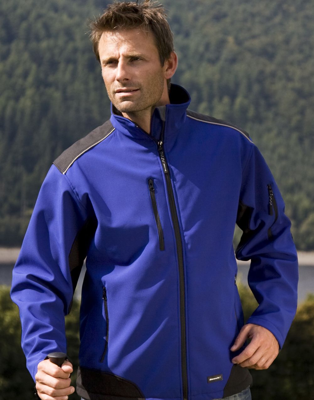 Kurtki i wiatrówki robocze result kurtka ripstop softshell personalizować obraz 4