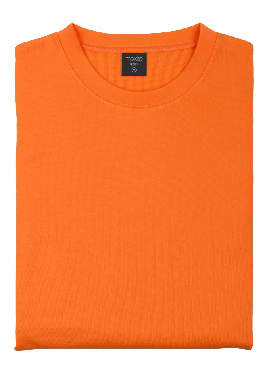 Sudaderas técnicas kroby de poliéster con logo vista 1
