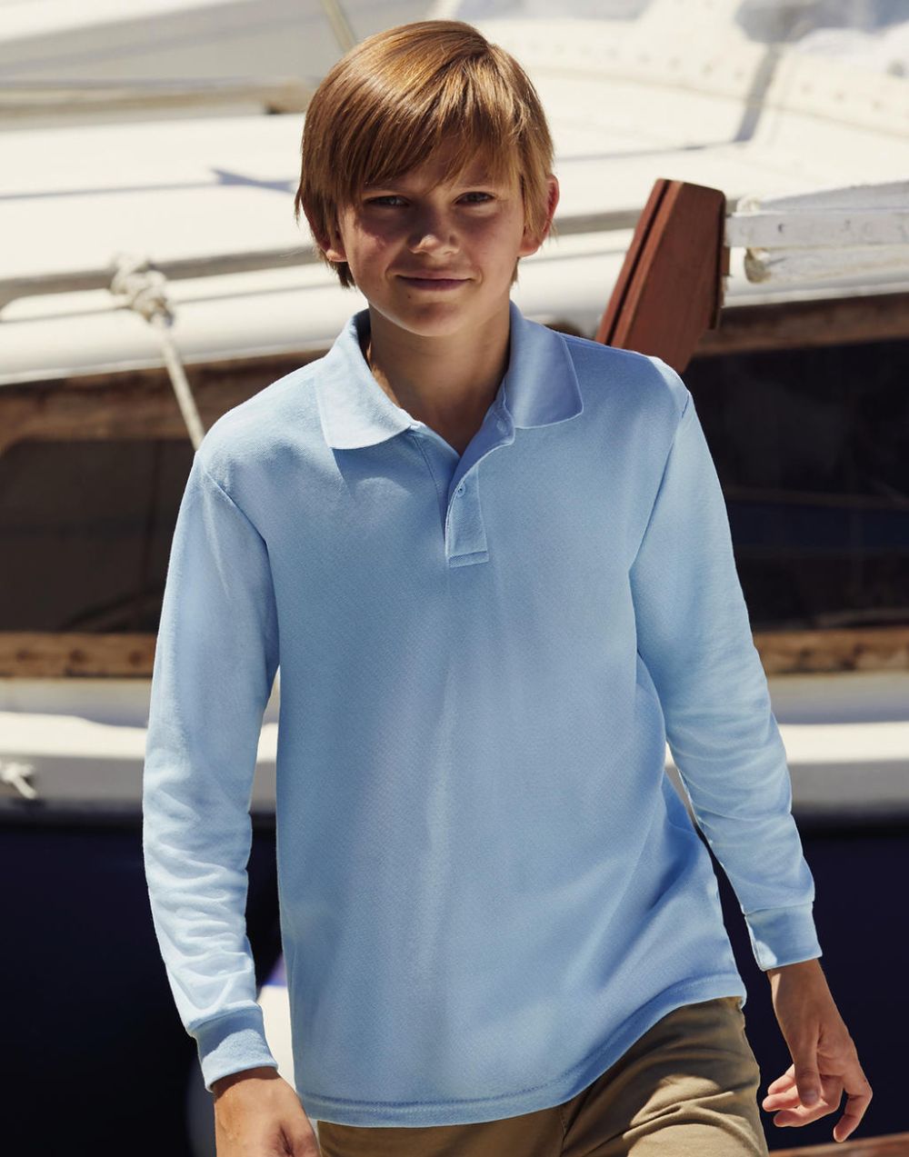 Polo z krótkim rękawem fruit of the loom frs57801 obraz 1