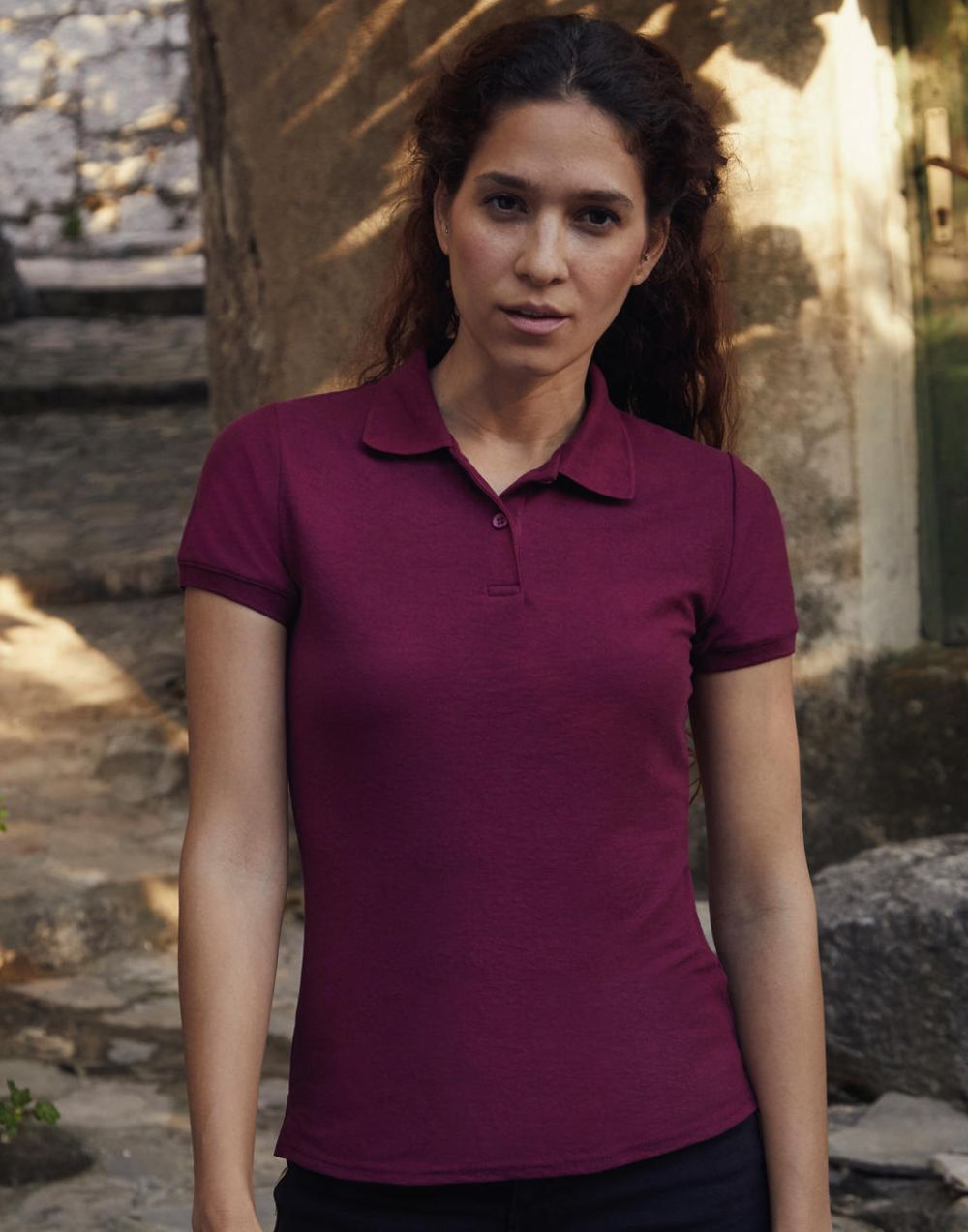 Polo z krótkim rękawem fruit of the loom frs59301 wydrukowany obraz 1