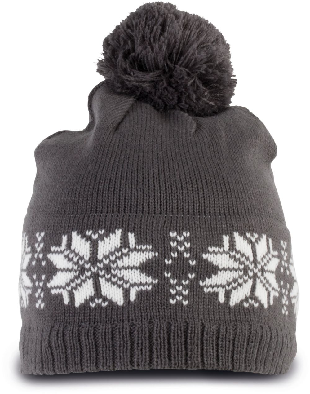 Dzianinowa czapka świąteczna z motywem Fair Isle
