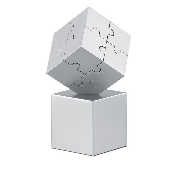 Pisapapeles kubzle de metal con logo vista 1