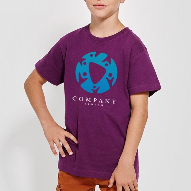 Koszulki z krótkim rękawem roly dogo premium kids 100% bawełna z logo obraz 1