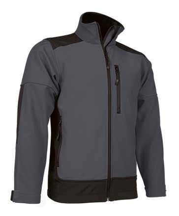 Ropa térmica para trabajar valento chaqueta valento softshell saponi de lycra con impresión vista 1