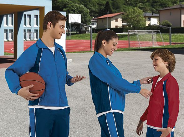 Chandals valento tournament niño con publicidad vista 1