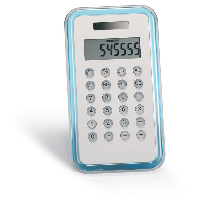 Calculadoras culca de plástico vista 1