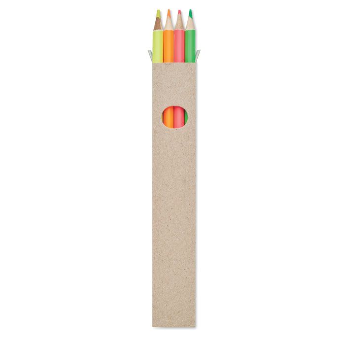 BOWY 4 odblaskowe ołówki w pudełku