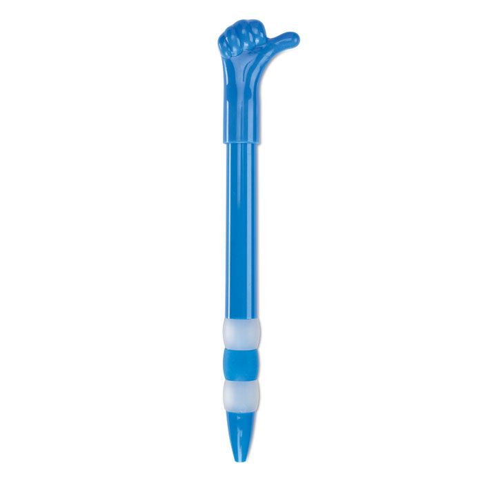 Bolígrafos originales hello de plástico con impresión vista 1