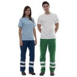 Pantalones de trabajo valento drill de poliéster con publicidad vista 1