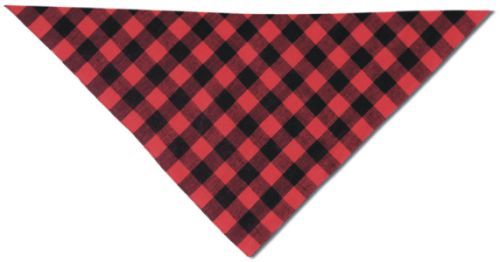Cachirulos cachirulo rojo y negro 70x100 de algodon para personalizar vista 1