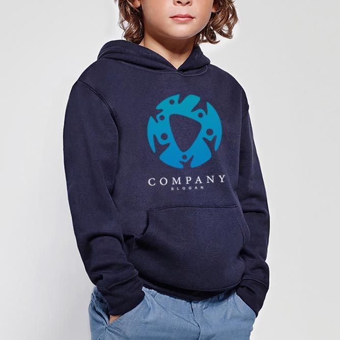 Bluzy z kapturem roly capucha kids bawełna wydrukowany obraz 1