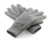 Rękawiczki zimowe beechfield frs06169 heather grey z reklamą obraz 1