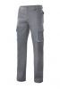Dwukolorowe spodnie robocze Velilla z wieloma kieszeniami 103004 z jasnoniebieskiej bawełny z widocznym nadrukiem 1