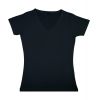 Prezenty ekologiczne nakedshirt damski t shirt v neck organic penny ekologiczny czarny personalizować obraz 1