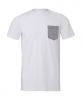 Koszulki z krótkim rękawem bella frs15606 biały szary z logo obraz 1