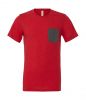 Koszulki z krótkim rękawem bella frs15606 heather red/deep heather z logo obraz 1