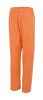 Spodnie higieniczne welurowe spodnie piżamowe z zamkiem błyskawicznym jasnopomarańczowa bawełna kolory, aby dostosować widok 1