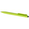 Bolígrafos de lujo stylus tri click clip de plástico verde con logo vista 1