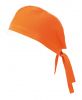 Czapki kuchenne Velilla pomarańczowy bawełniany kapelusz z paskami 190 gr, aby dostosować widok 1