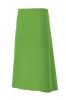 Długie fartuchy cateringowe welurowe bez kieszeni z bawełny w kolorze limonkowej zieleni, aby dostosować widok 1