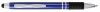 Bolígrafos puntero táctil balty de metal azul con publicidad vista 1