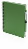 Cuadernos con anillas koguel de cartón ecológico verde vista 1