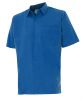 Koszule robocze Velilla z krótkimi rękawami i jedną kieszenią z niebieskiej bawełny widok 1