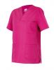Kamizelki higieniczne velilla camisole piżama z krótkim rękawem z bawełny w kolorze fuksji z nadrukiem 1