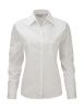 Koszule z długim rękawem russell frs74600 biały z logo obraz 1