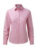 Koszule z długim rękawem russell frs74600 bright pink z logo obraz 1